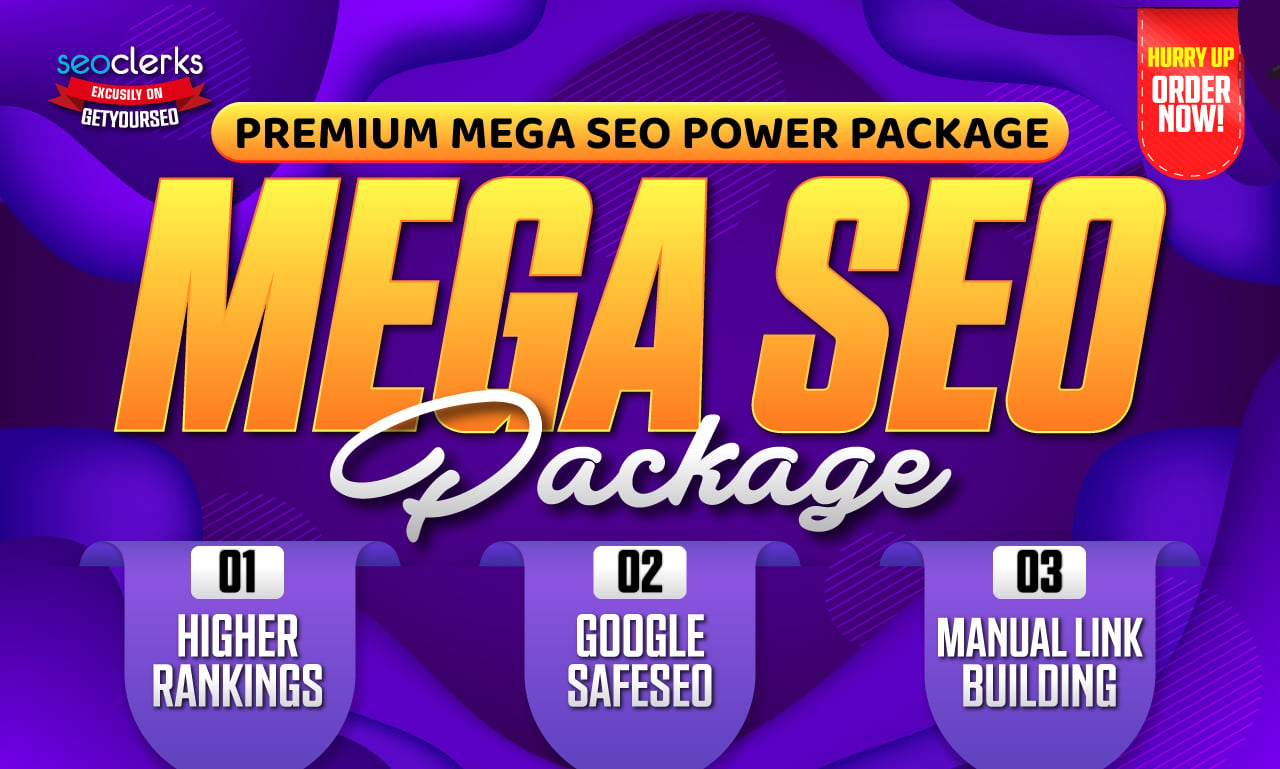 Premium Mega SEO Power Package to Boost Your Google Rankings