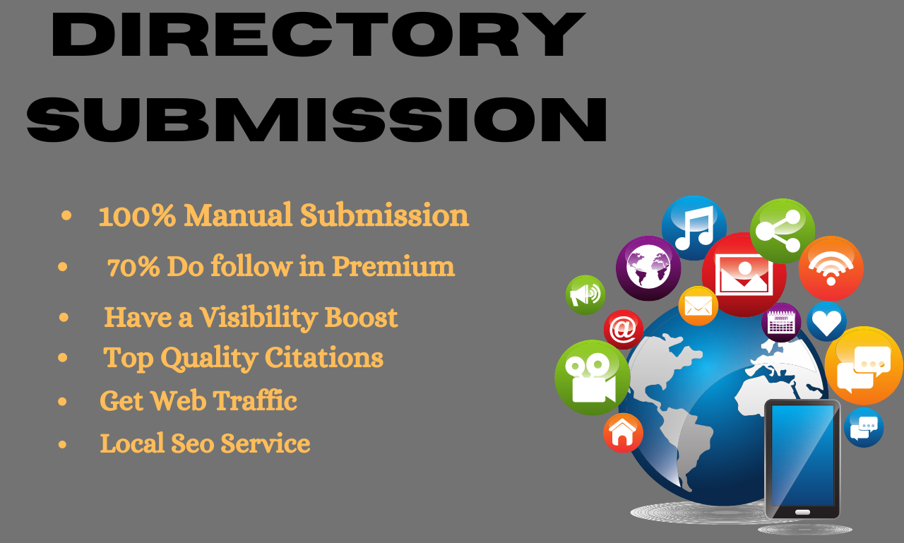 I will do 80 USA local citations and manually web directory submission