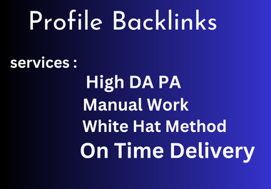 I will do 120 High Authority Dofollow Backlinks Manually 