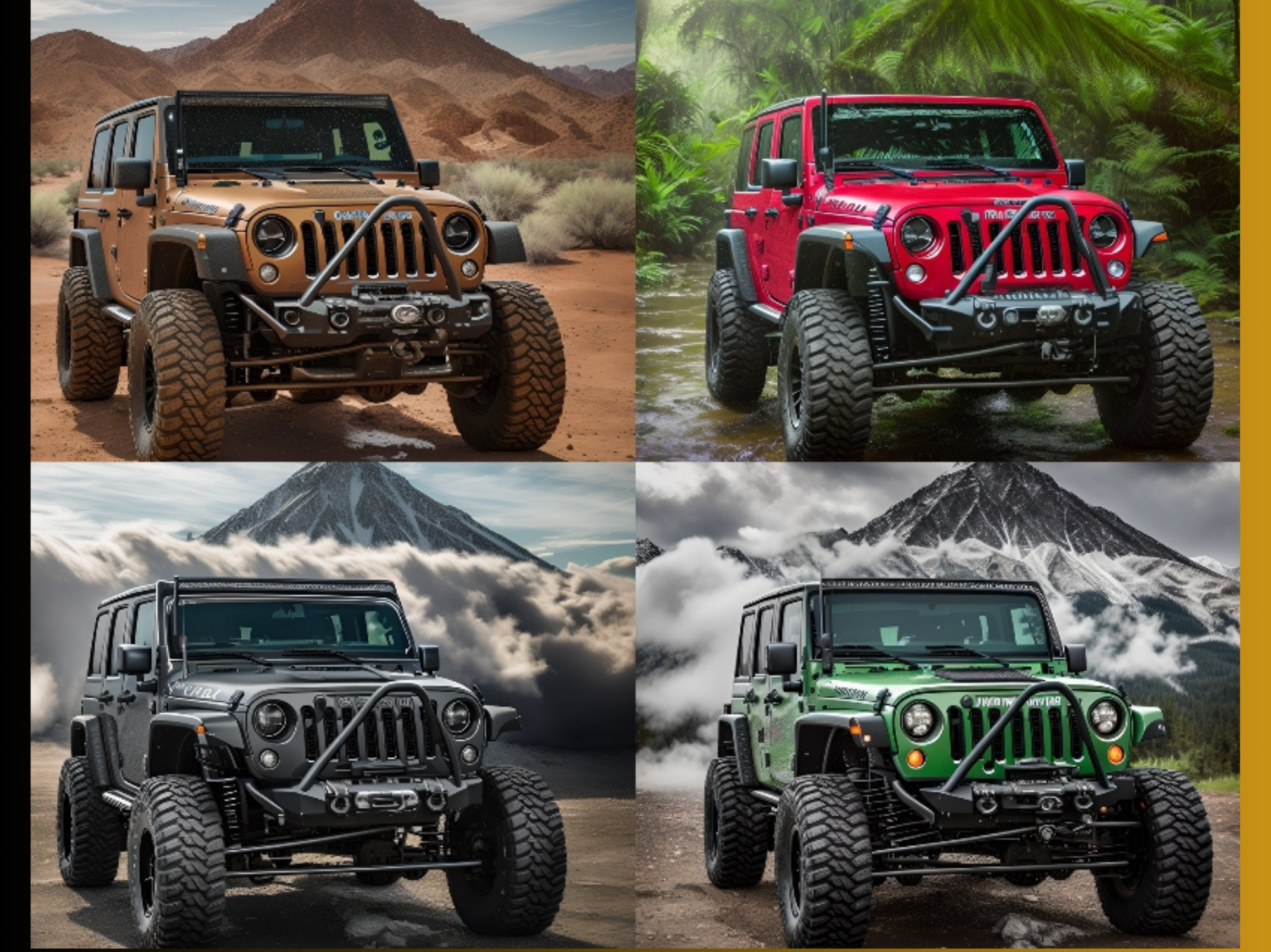 I will do different variations of an image using AI image generation