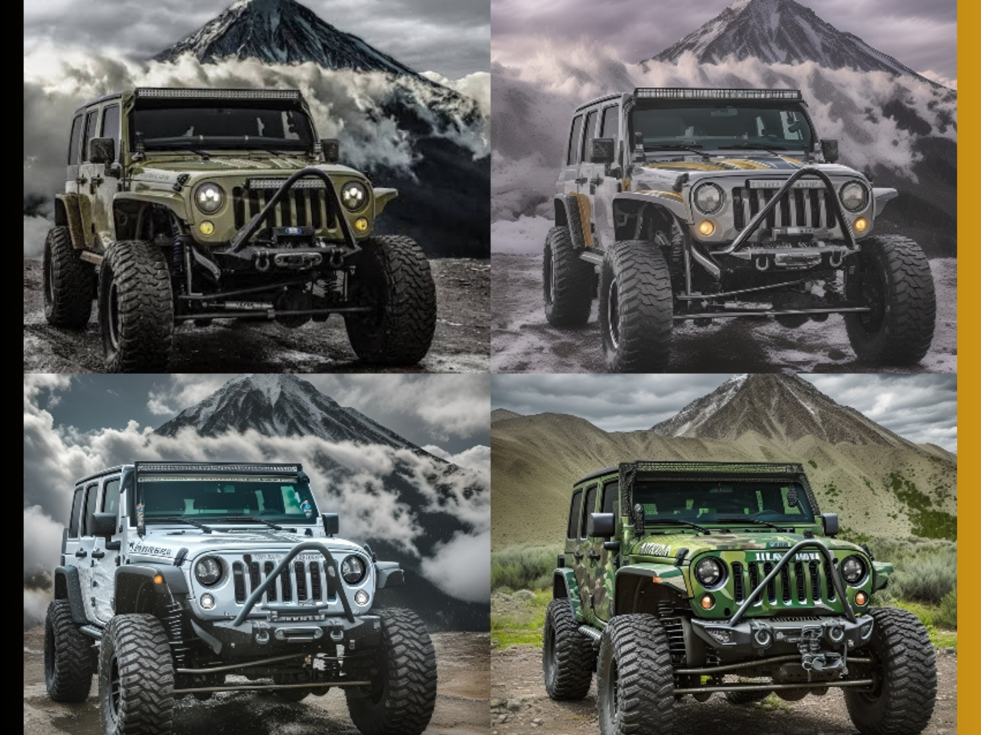 I will do different variations of an image using AI image generation