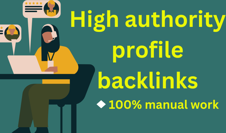 I will provide 30 manual profile backlinks high 60+DA...