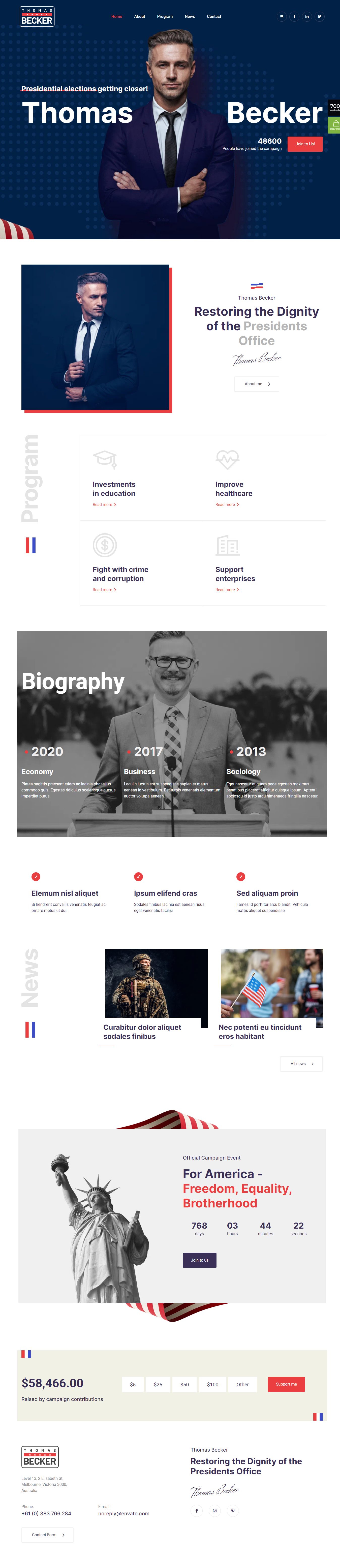Modern & Professional Wix One Page Website Design & Development