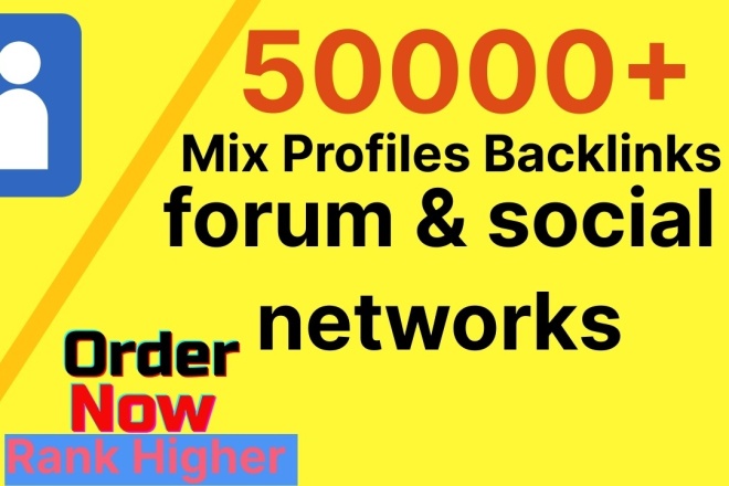 I Will Create 1000 Make mix profiles backlinks forum ...