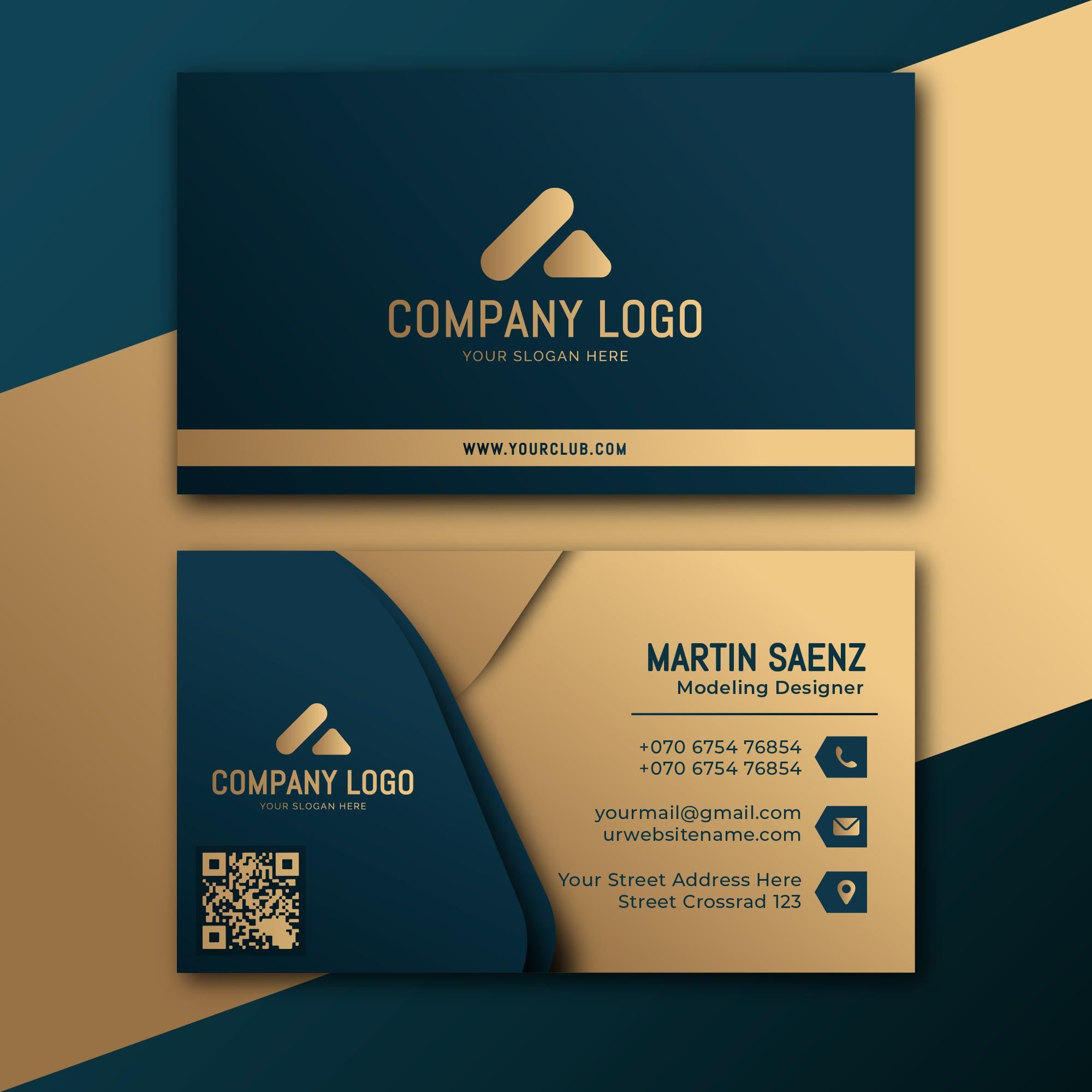I will Design Modern and luxury card design for your business