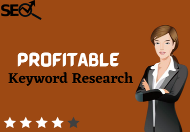 I will do top profitable keyword research for your website
