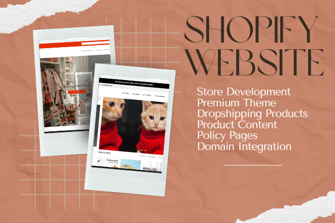 I will design your Automated Shopify Dropshipping Web...