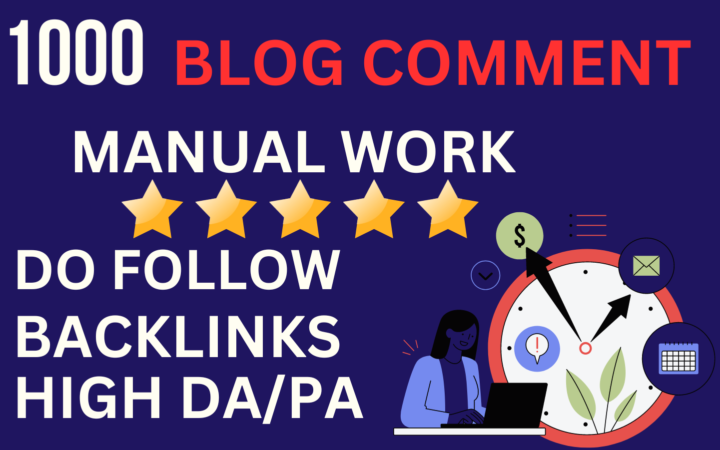 Get High-Quality 1000 Blog Comment Backlinks