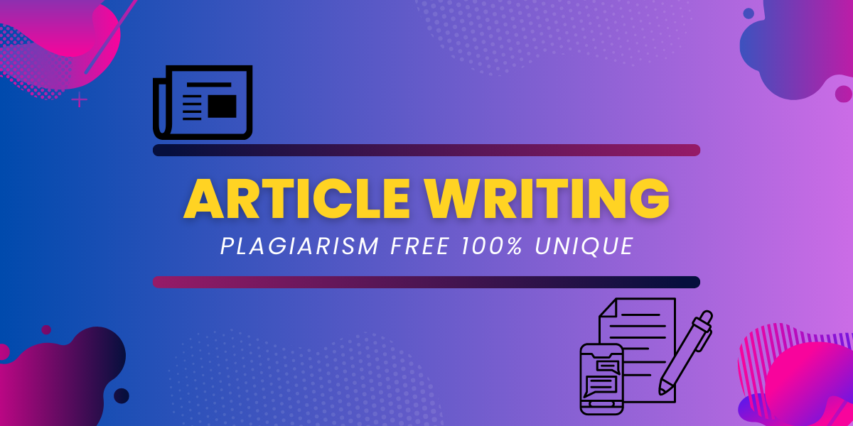 I will write a article writing for 600-700 words