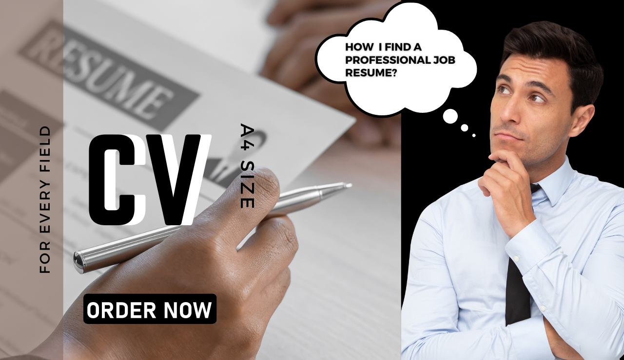 I will compose resume design, cv writing and cover letter