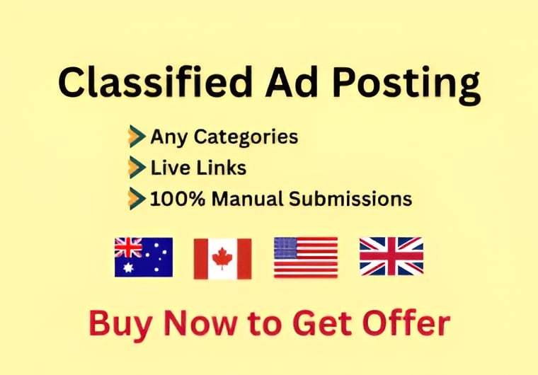 I will do 140 classified ad on high quality classified ads posting sites