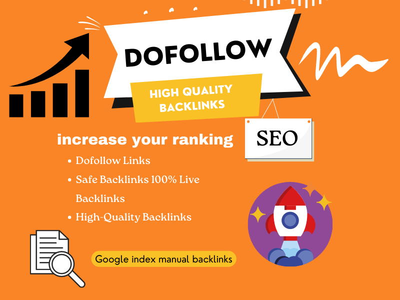 I can improve your website's Google ranking with Dofollow backlinks.
