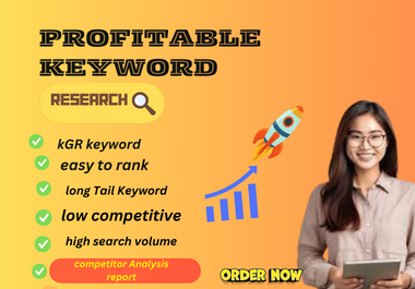 I Will do the best in-depth keyword research to rank ...