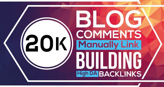 20,000 blog comments with attached backlinks