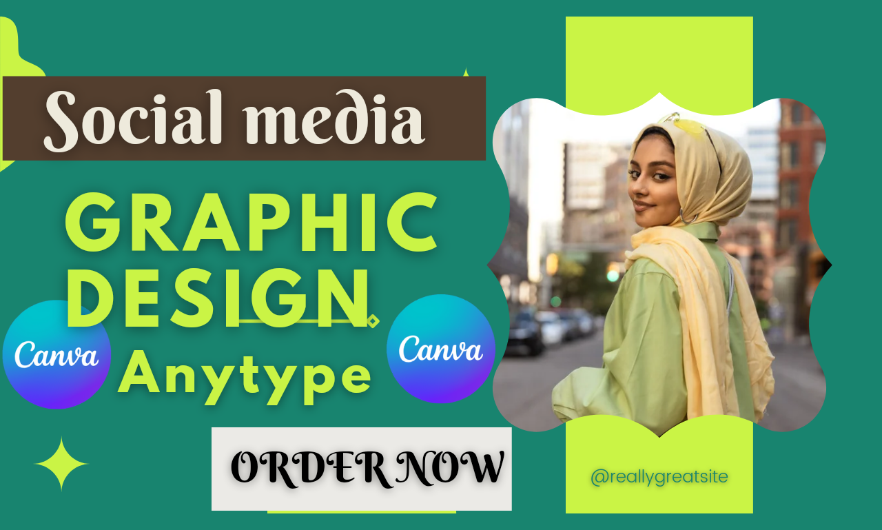 I will Design Canva logos, Flyers, post, Anything ...
