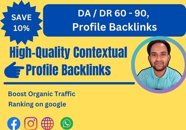 I will do High-Quality Contextual Profile Backlinks