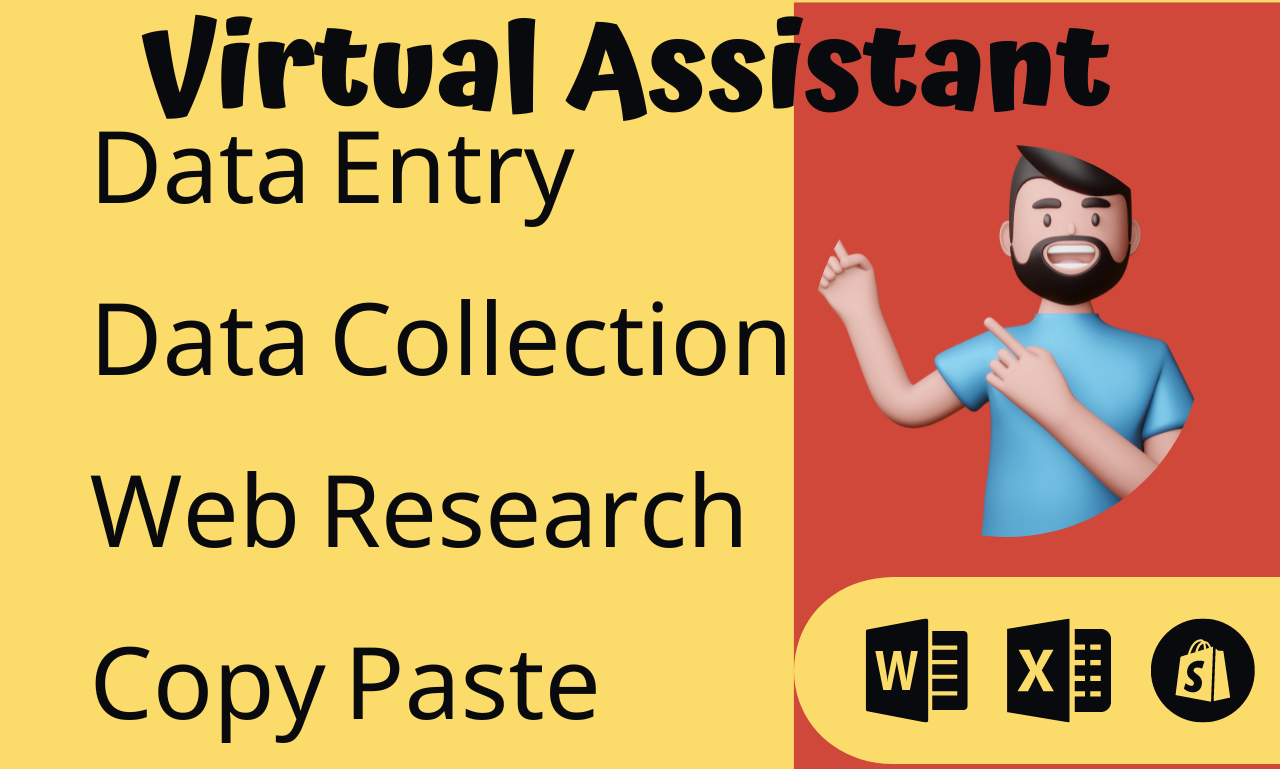 Data Entry Copy Paste And web research 