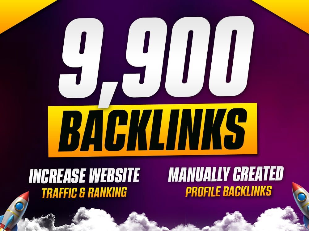 9,900 SEO-Friendly Manual Backlinks for Traffic & Ranking