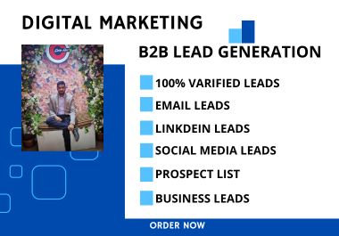 I will provide authentic 100 Lead Generation for your business