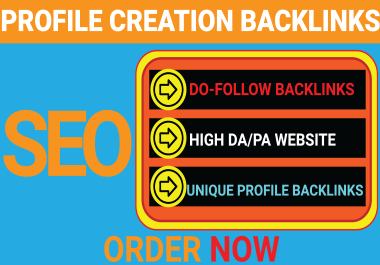 I will build 50 social profile creation backlinks for high da SEO link building manually