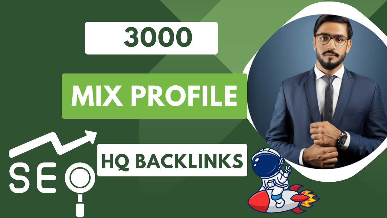 I can do 3000 HQ Mix profiles PR6 to PR9 Backlinks Bo...