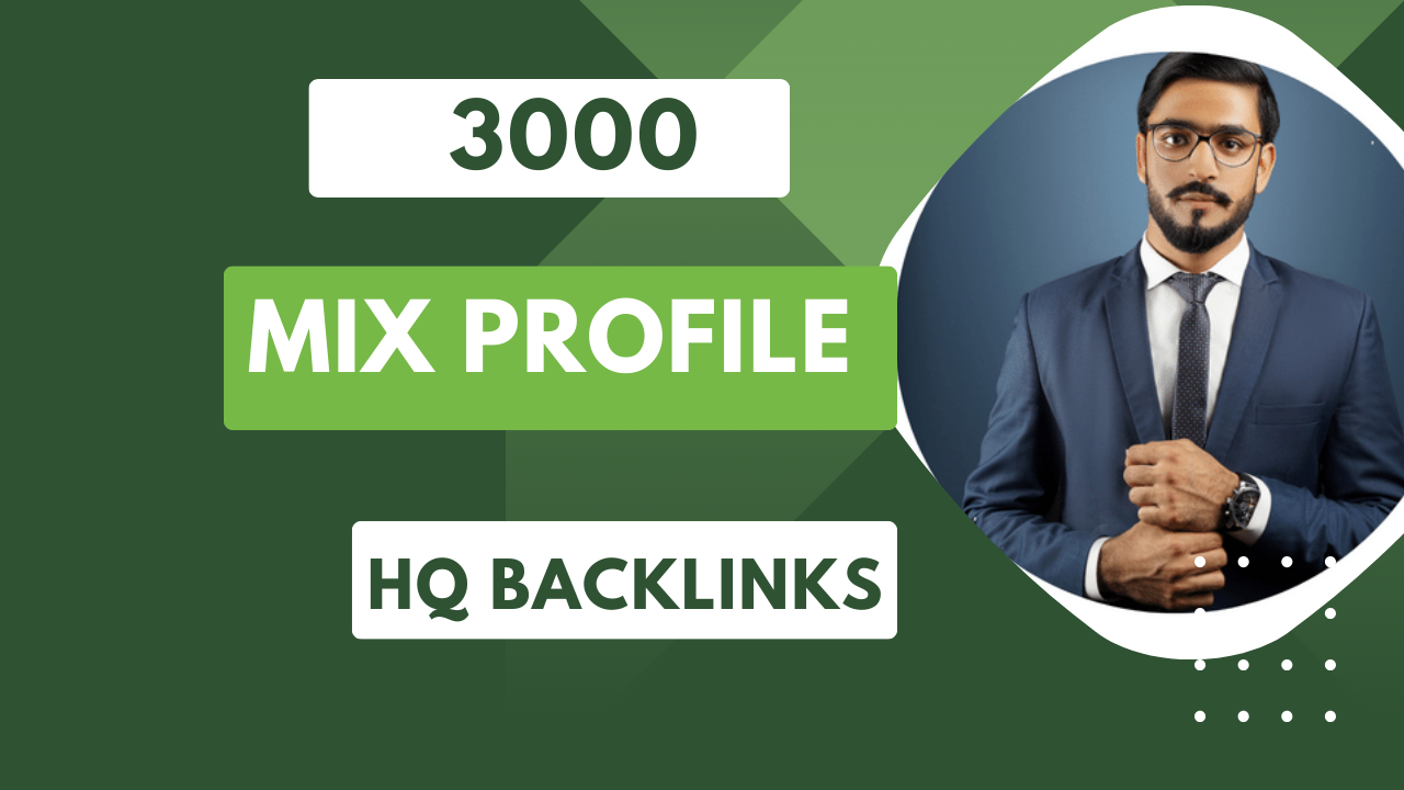 I can do 3000 HQ Mix profiles PR6 to PR9 Backlinks Boost SEO Ranking