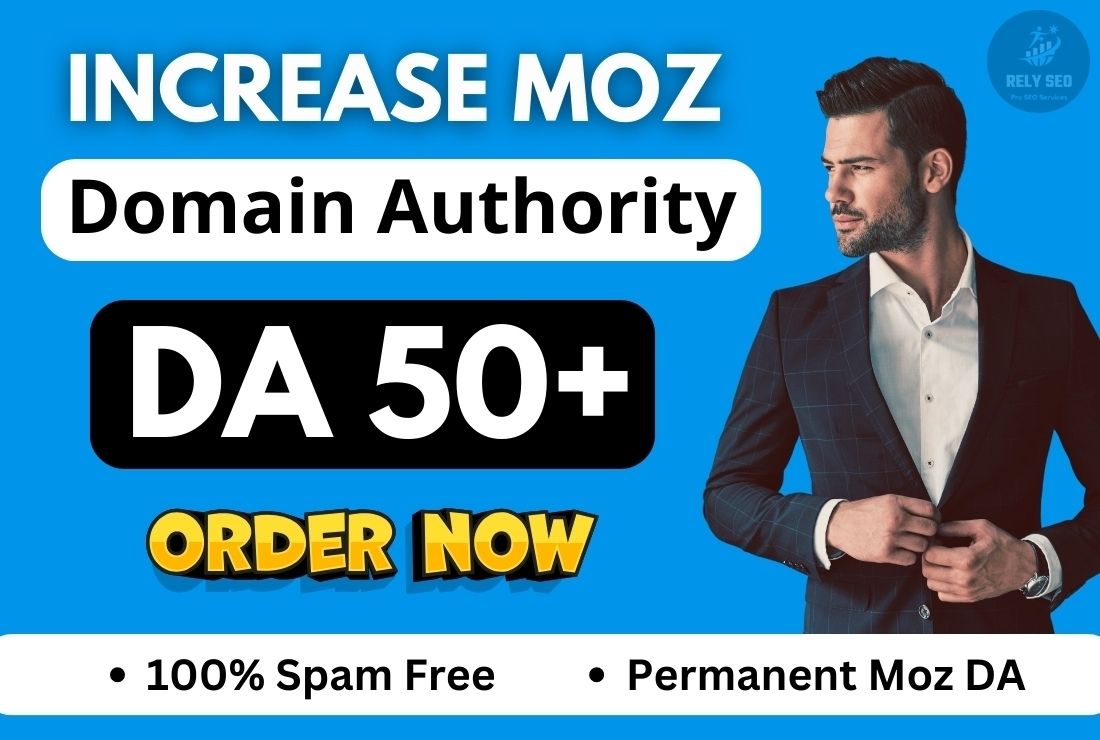 I will increase moz da domain authority 50 plus guant...