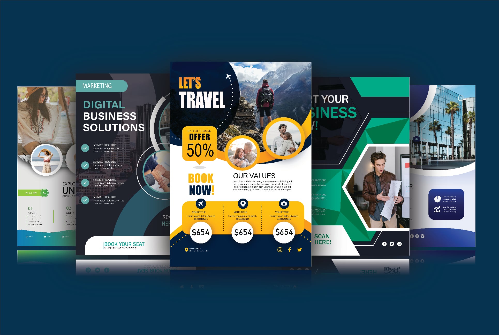 i will design a professional poster, flyer, and banner