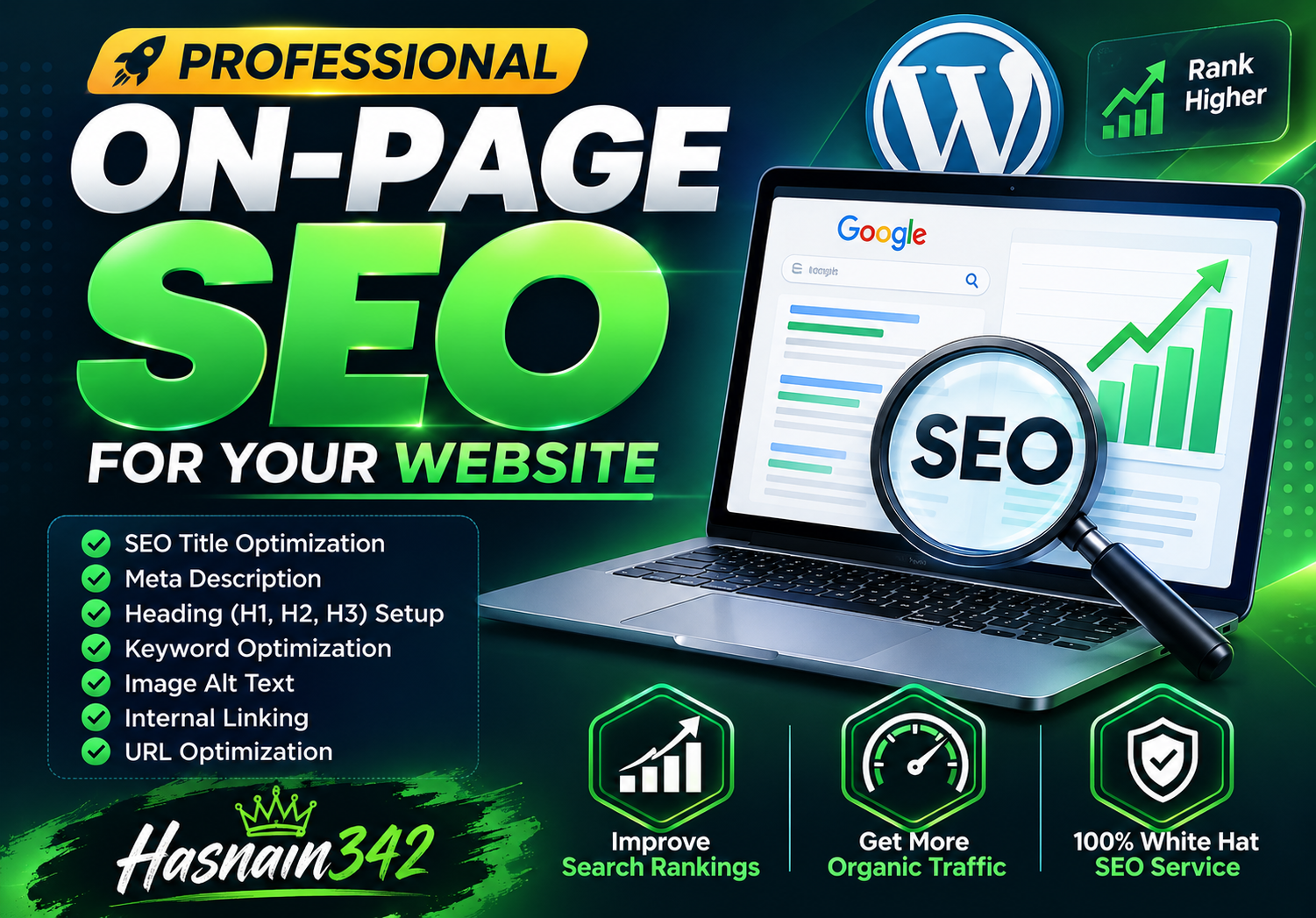 I Will Do Professional On-Page SEO for Your Website