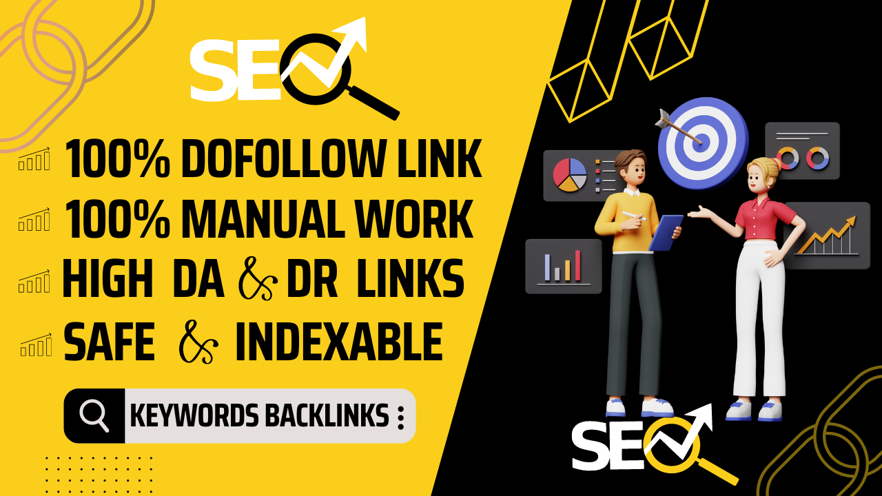 I will build high da SEO backlinks, forum dofollow white hat link building with report