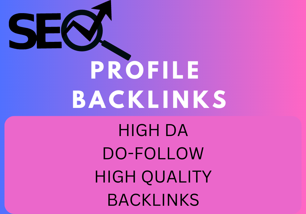 Generate 1000 quality forum profile backlinks 
