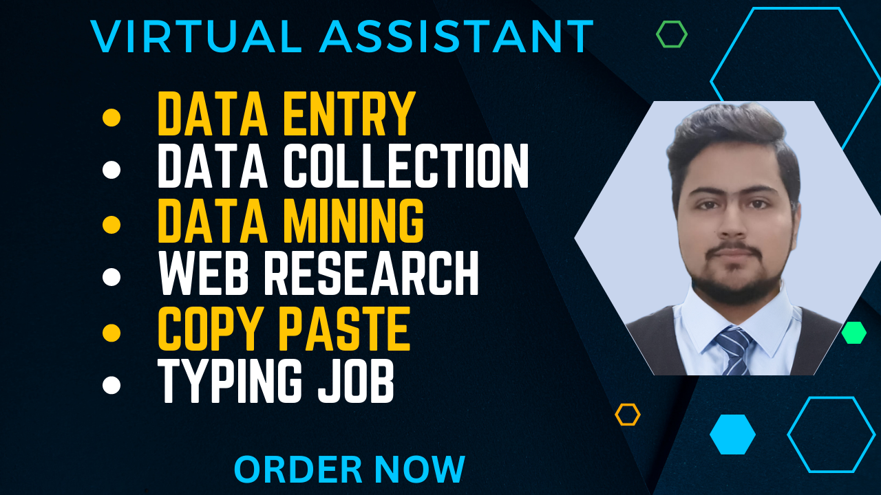 I will do data entry, copy paste and typing work