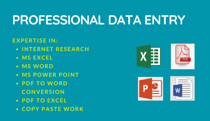 Data Entry Specialist, Data Entry Assistant, Data Entry Analyst, Data Entry Operators