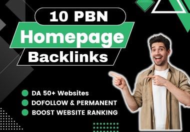 10 PBN Contextual Dofollow High DA SEO Backlinks for Google Ranking