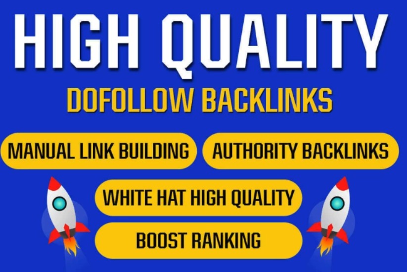 SEO dofollow 400 backlinks white hat high-quality manual link building
