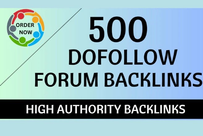 build 500 high quality forum profile backlinks