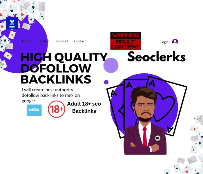 I will create 50 adult site high quality dr dofollow ...