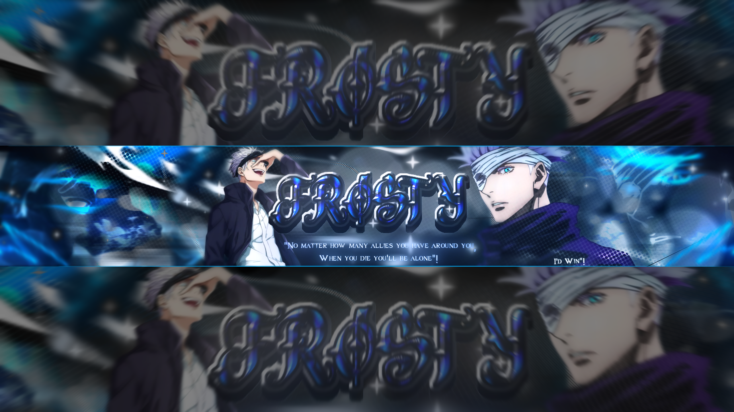 I will make custom professional gfx banners with pfp