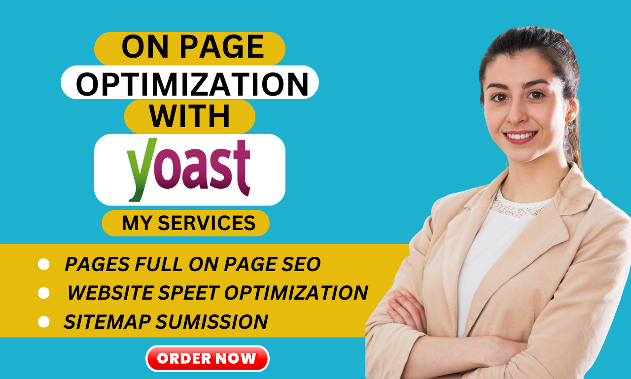On page optimization with schema markup using wordpress yoast SEO