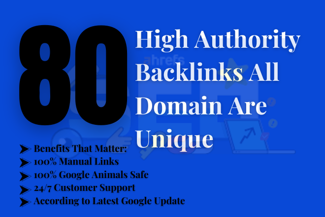80+ Unique PR10 SEO Backlinks on DA100 Sites + Edu Li...