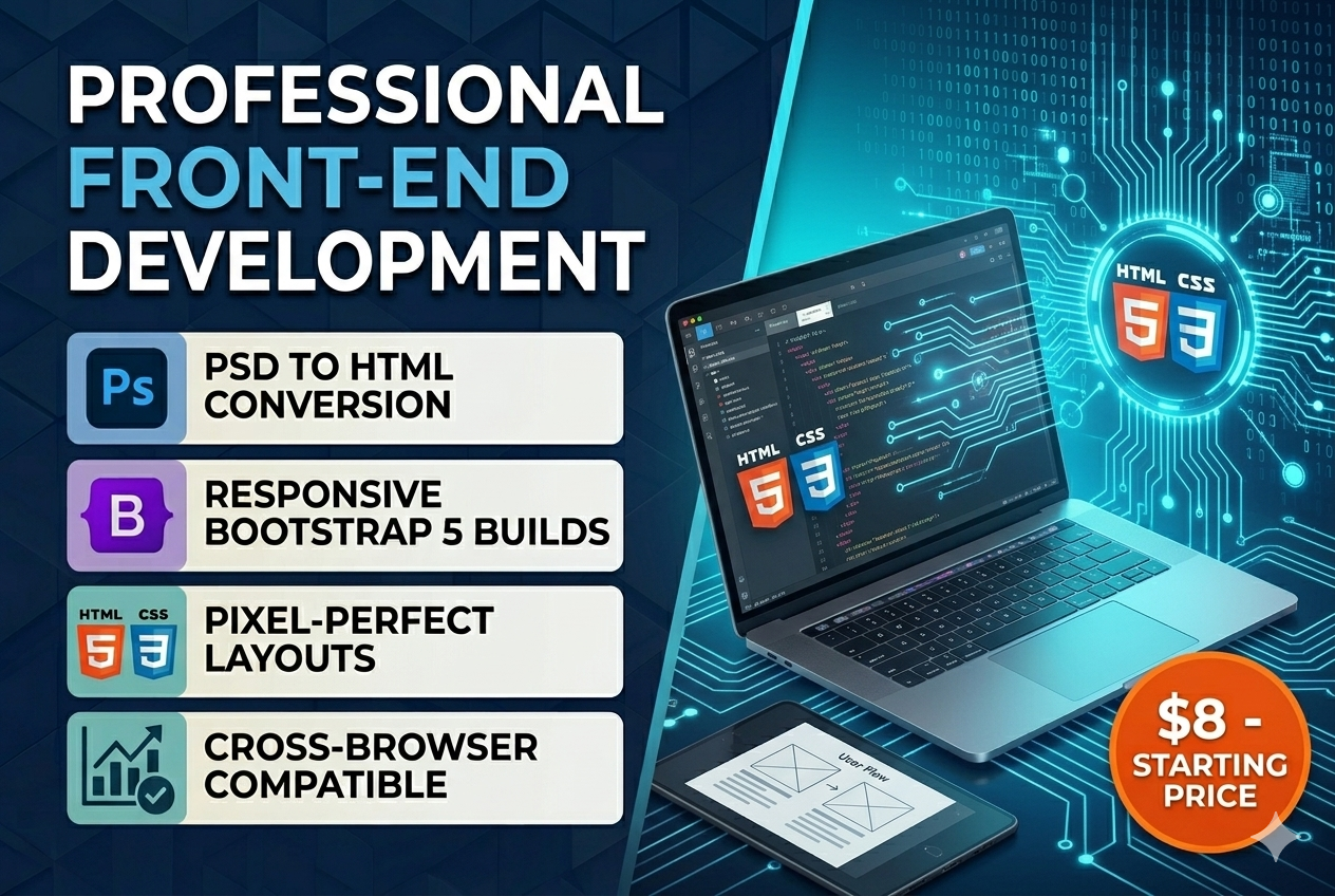 Professional Front-End Web Developer