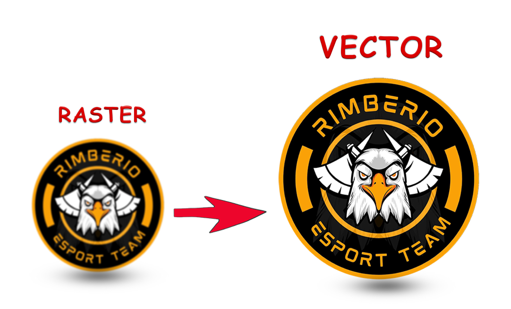 I will do vector tracing, vectorize, recreate, redraw or convert logo to vector in 24hr