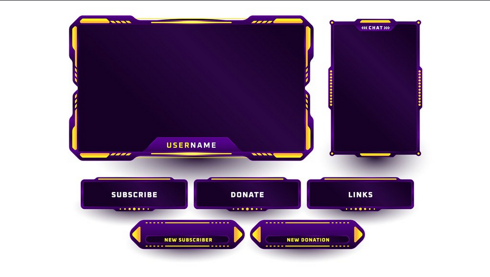 I will redesign your stream with custom overlay Stream packs