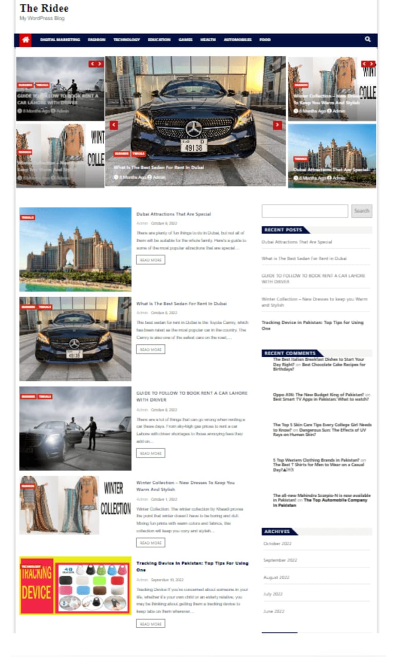 I will Design and Develop your Wordpress Website Blog...