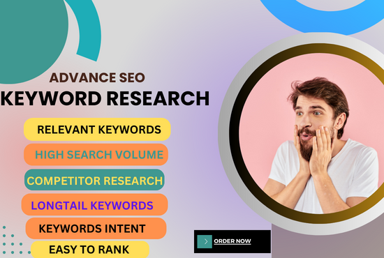 I will do advance SEO keyword research for your website