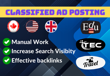 I Will Do 100 Classified Ad Posting, Classified Ads Submission for SEO Backlinks & Traffic