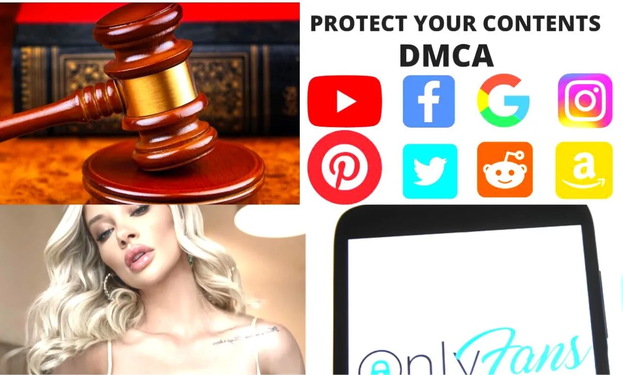 I will send dmca notices to remove copyright content, videos and images 
