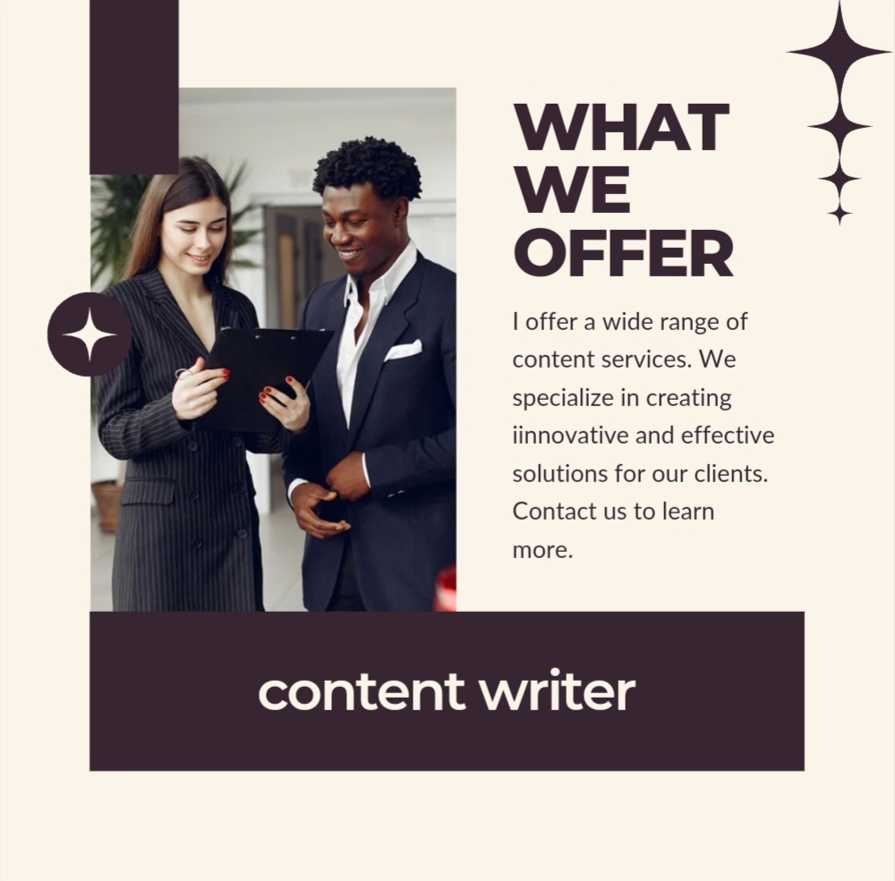 I can write seo content for your blog
