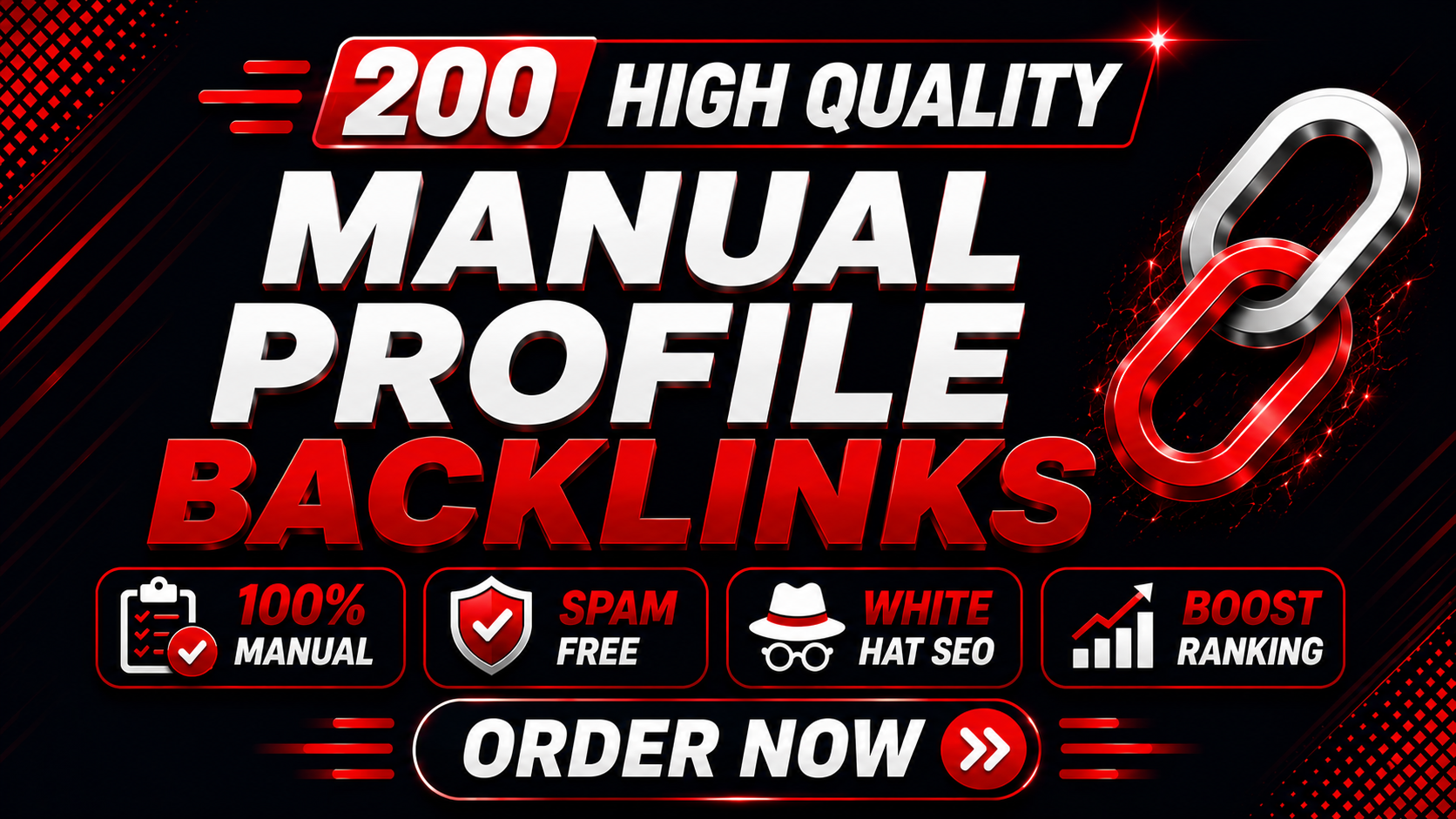 I will create 200 high Quailty profile backlinks