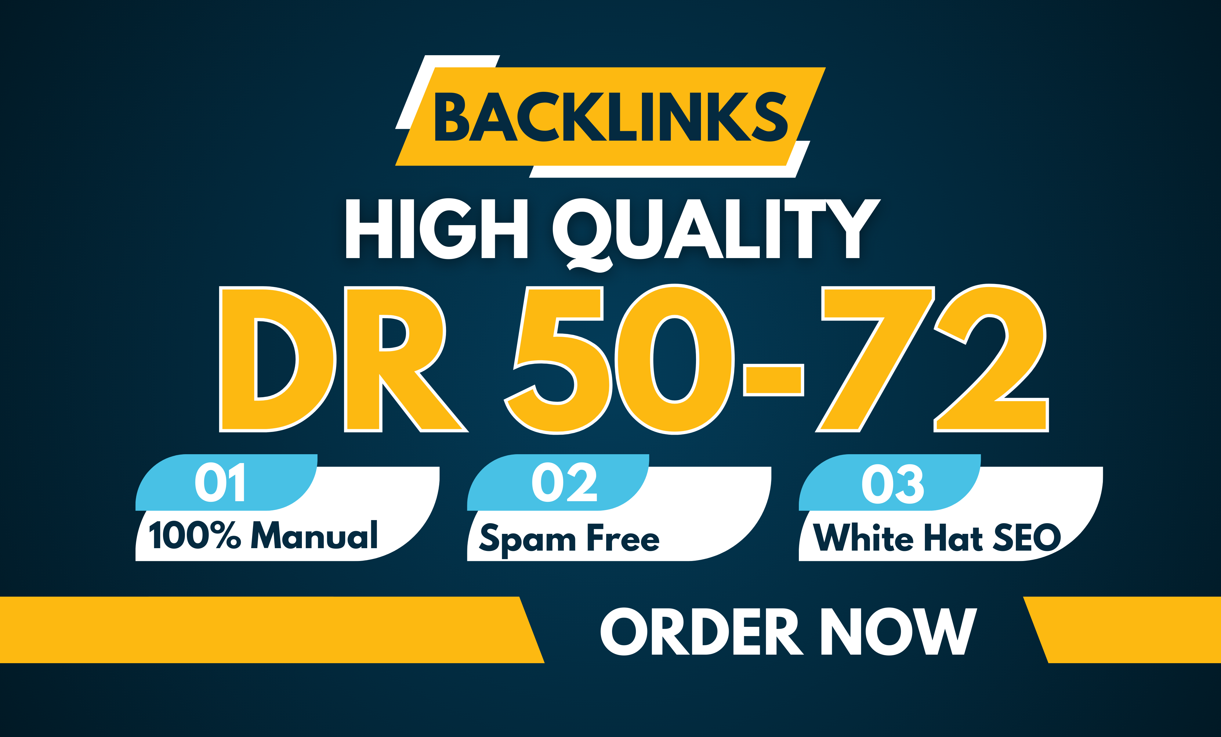 I will create 150 high DR 50-60 dofollow SEO backlinks 